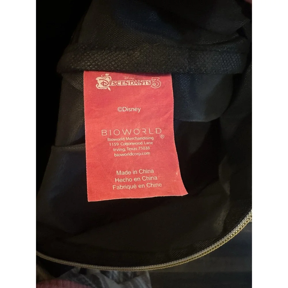 Disney Descendants3 SO NOT ORDINARY Mini Backpack Purse Purple Black BioWorld